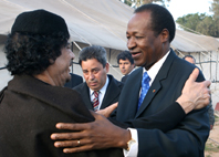 Blaise et Khadafi