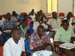 Une vue des participants