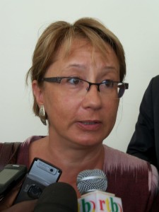 La représentante résidente de la Banque mondiale au Burkina, Galina Sotirova.