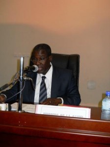 Le ministre Adama Traoré. Photo Burkina24