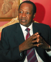 Blaise Compaoré, Président du Faso. Photo : Lindependantguinée.com