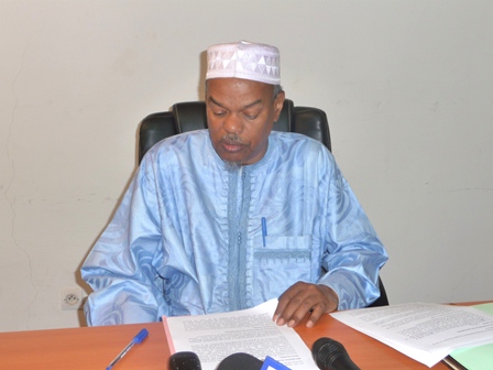 Hama Arba Diallo, Président du groupe ADJ. Ph. Burkina24