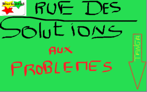 Rue des solutions aux problèmes