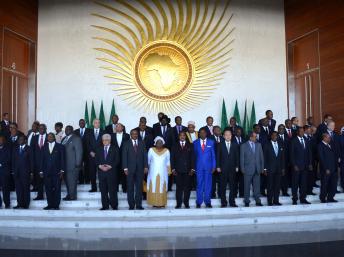 Les chefs d’Etats de l’Union africaine réunis à Addis-Abeba. REUTERS/Tiksa Negeri