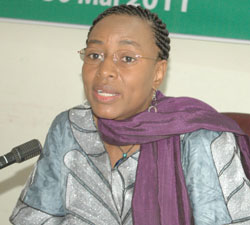 Koumba Barry, ministre de l'Education nationale et de l'alphabétisation (Ph : Dr)