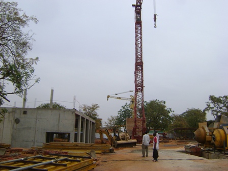 Le chantier du site d'extension de la production de Nasso. Ph.B24