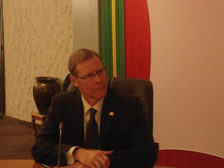 L'ambassadeur du Canada au Burkina Faso, Ivan Roberts (Ph. B24)