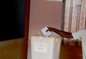 Un électeur ayant accompli son devoir citoyen (Ph : B24)
