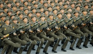 L'armée nord-coréenne. Photo archives:parismatch.com