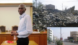 Issa Sorry s'est intéressé au schéma de gestion des déchets de la ville de Ouagadougou (Ph : B24)