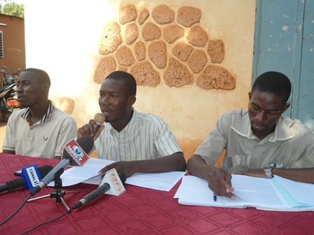 Patrice Zoehinga et ses collaborateurs ont fait l'examen de la situation dans les universités de Ouaga (Ph. B24)