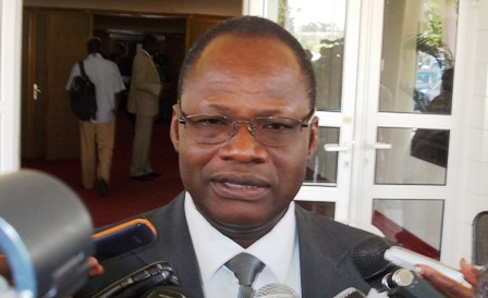 Vincent Zakané, ministre du travail et de la sécurité sociale. 
