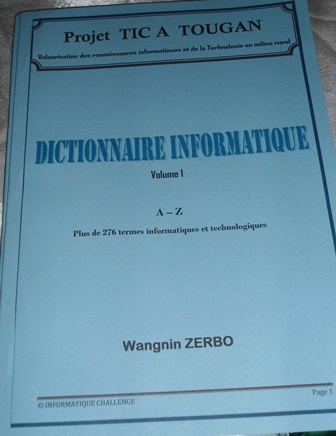 Voilà comment se présente le dictionnaire informatique (Ph. B24)