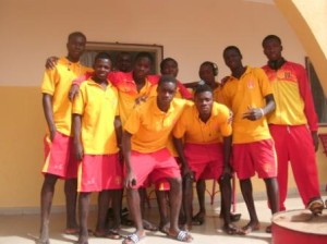 Joueurs du complexe sportif Noaga Ouédraogo