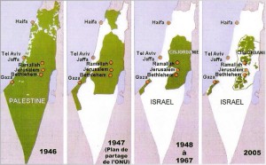 Les territoires palestiniens depuis 1946