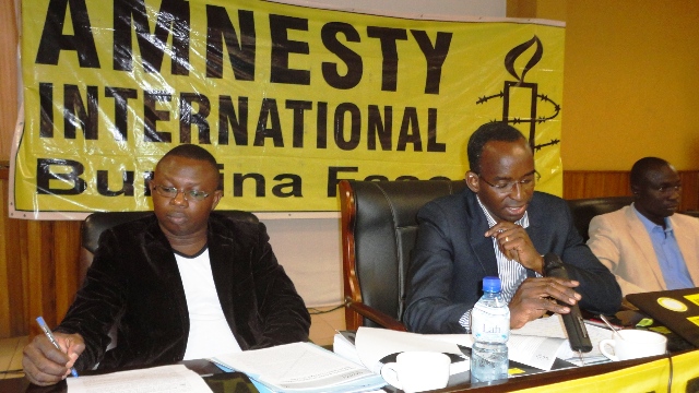 Quelques membres du staff d'Amnesty International Burkina (Ph : B24)