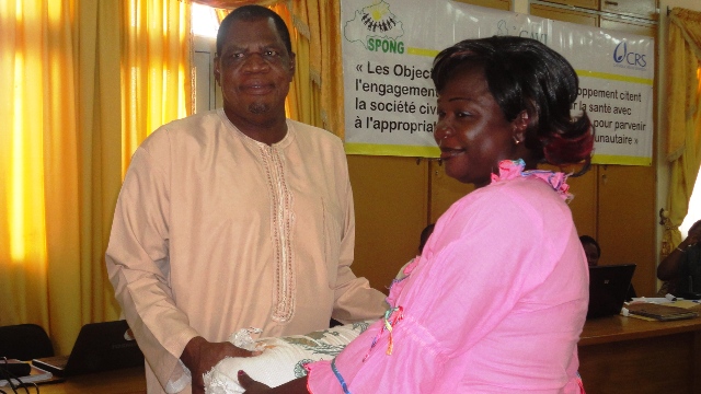 Le Vice-président du SPONG, Yacouba Zèba (à g.) (Ph : B24)