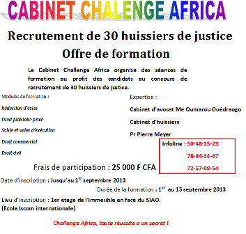 Cabinet Challenge Africa