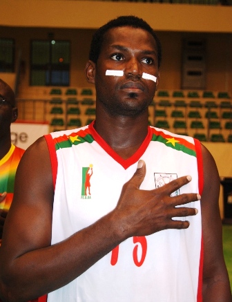 Mamadou Savadogo dit Mike, vice-capitaine des Étalons basketteurs © Burkina 24