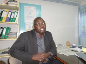 Moussa Siemdé, chef de service production de l'ONEA Bobo. Ph.B24