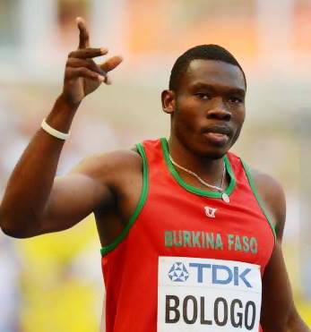 Innocent Bologo (photo) disputera la finale des 100 m des jeux de la francophonie avec son compatriote Gérard Kobiané