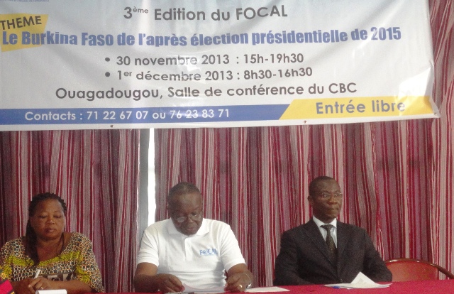La 3e édition du FOCAL réfléchit sur les conditions d'une alternance apaisée au Burkina (Ph : B24)