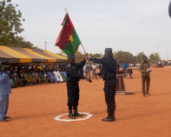 Transfert de pouvoir au nouveau commandant de la CRS de Ouaga-Nord (Ph : B24)