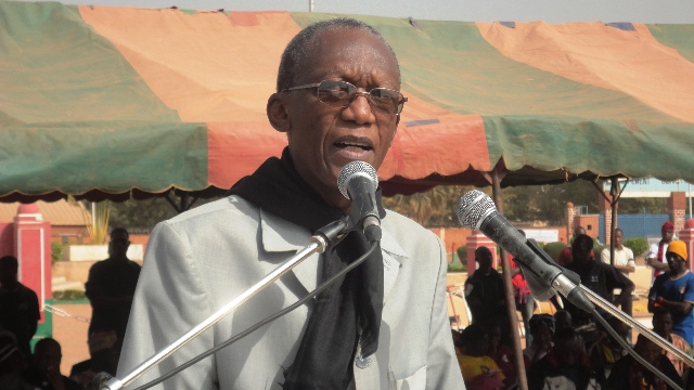 Chryzogone Zougmoré, président du CODMPP : "l’essentiel pour nous, c’est la réouverture du dossier Norbert Zongo" (Ph : B24)