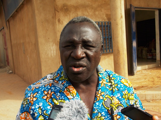 L'abbé André Ouattara, représentant le président de l'OCADES Caristas Burkina, estime que le bilan est satisfaisant (Ph : B24)