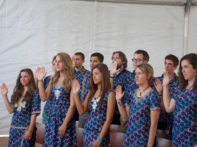 Les nouveaux 30 volontaires du Corps de la paix ont prêté serment (Ph : B24)