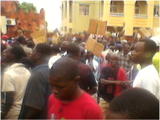 Des manifestants à Bobo-Dioulasso (Ph : DR)
