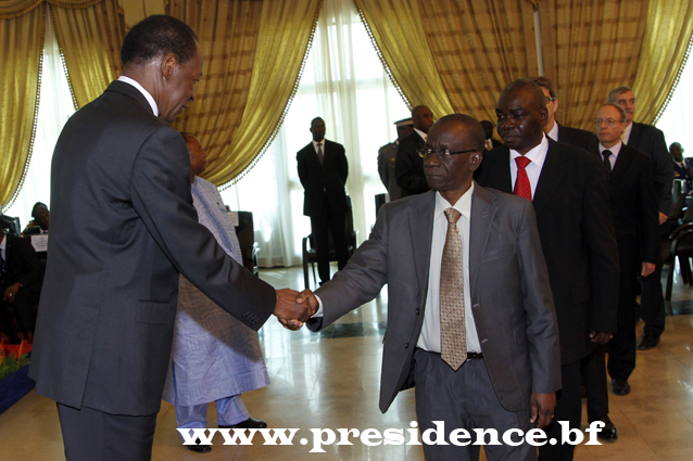 Le corps diplomatique a présenté ses voeux au Chef de l'Etat (Ph : Présidence du Faso)
