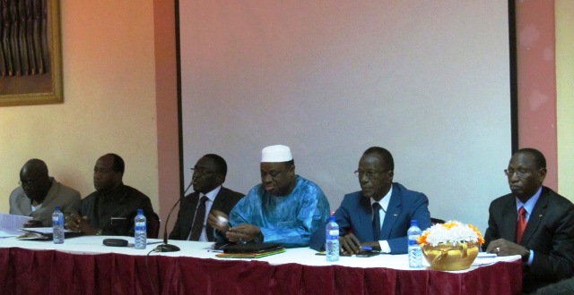 Dans ce Front républicain, on retrouve entre autres, Alain Zoubga, Ram Ouédraogo,  Herman Yaméogo, Assimi Kouanda et Toussaint Abel Coulibaly (Ph : B24)