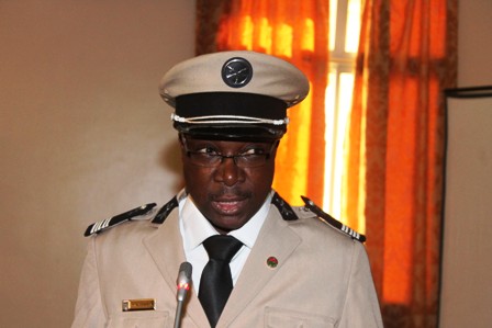 1-Le directeur général des Douanes du Burkina, Kuilbila Jean Sylvestre Sam, est l'hôte de la rencontre.