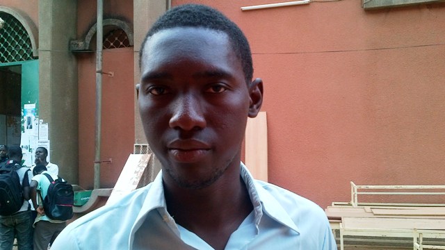 Cheick Touré, étudiant en 2e année de droit (Ph : B24)