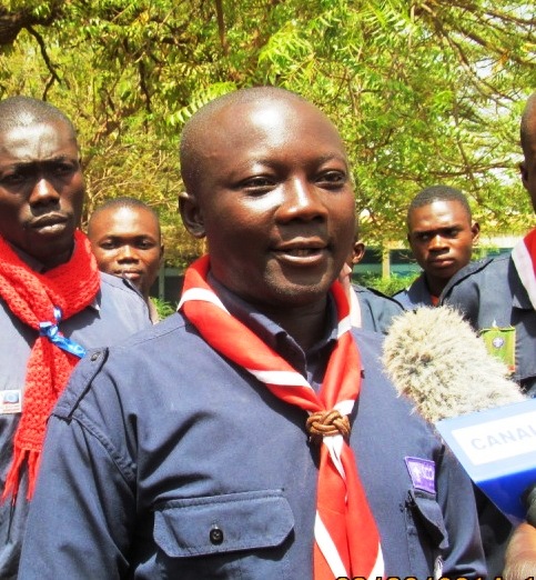 Le président national des Scouts du Burkina, le Fr. Dénis Kima (Ph : B24)