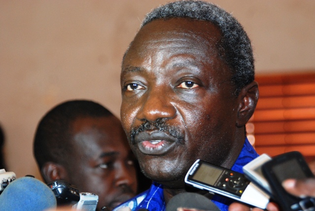 Mamadou Barro, porte-parole des syndicats (Ph : B24)