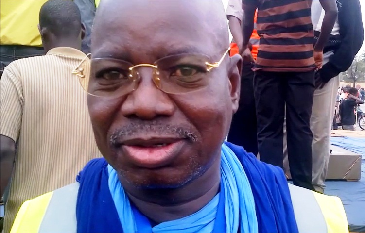 Yamba Malick Sawadogo, l'un des démissionnaires, à la marche de l'opposition du 18 janvier 2014 (Ph : B24)