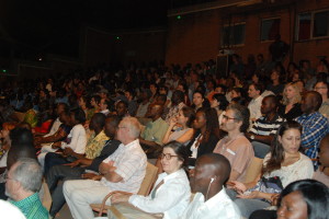 L'institut francais de Ouagadougou etait pleine 'a l'occasion de la projection, en avant premiere de Grigris. ©Burkina 24