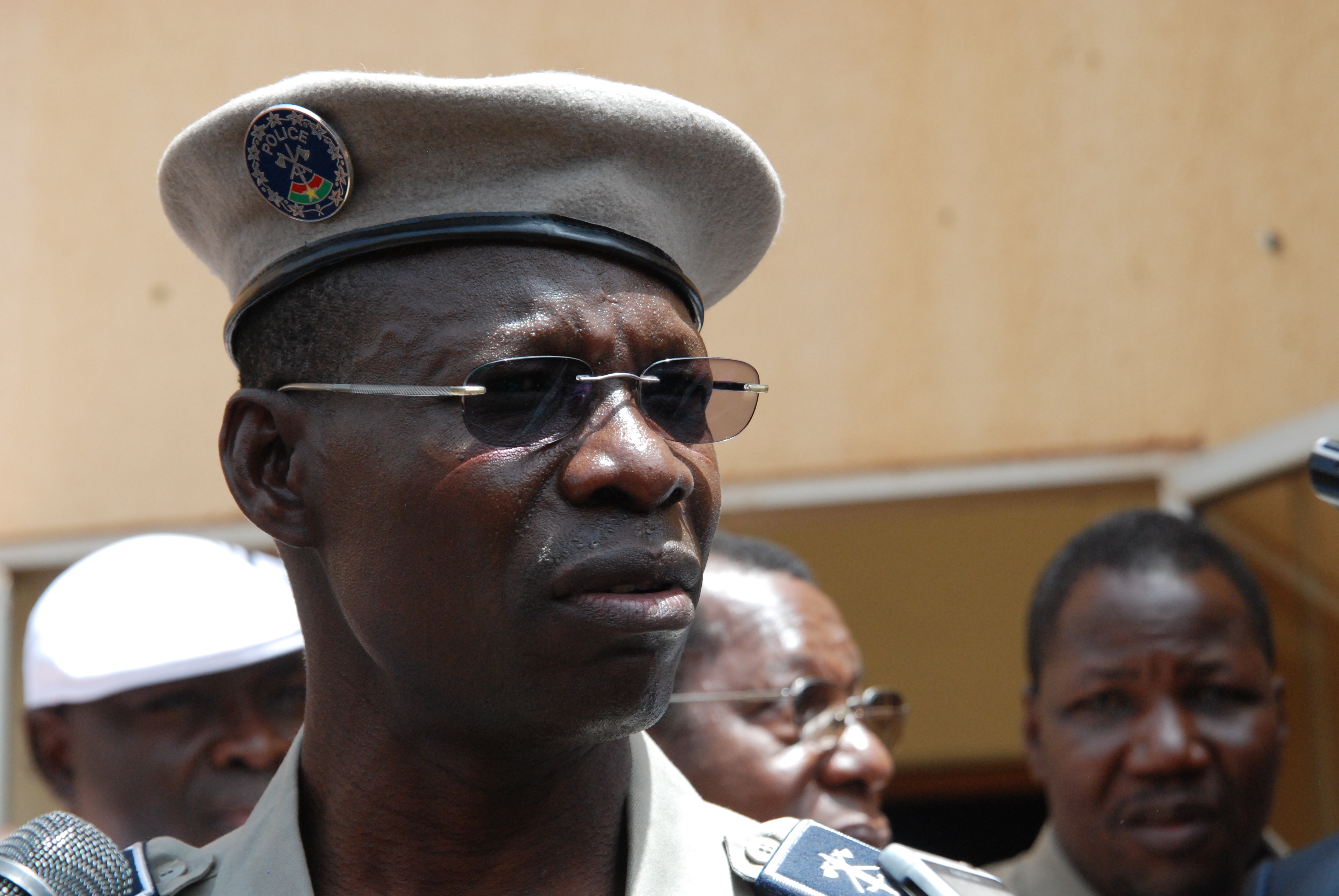 Le contrôleur de police Lazare Tarpaga, chef du bureau des activités de sécurité privée. © Burkina 24