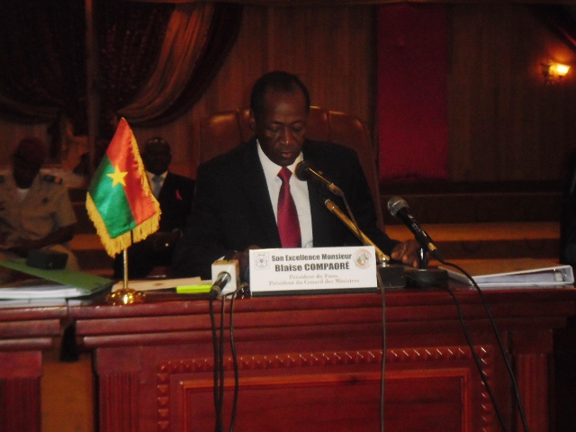 Pour le Président Blaise COMPAORE, les résultats sont encourageants (Ph : B24)
