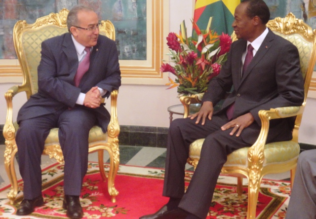 Pour le ministre algérien des affaires étrangères, le Burkina et l'Algérie sont sur la même longueur d'ondes (© Burkina 24)