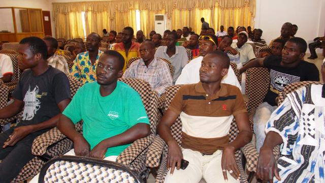 Alfred Ouédraogo les a présentés comme des démissionnaires du MPP Pabré ( © Burkina 24)