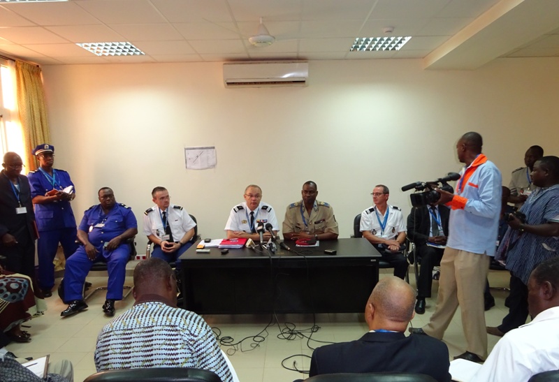 L’équipe française a échangé avec la presse ce 1er Septembre à Ouagadougou (©Burkina24)