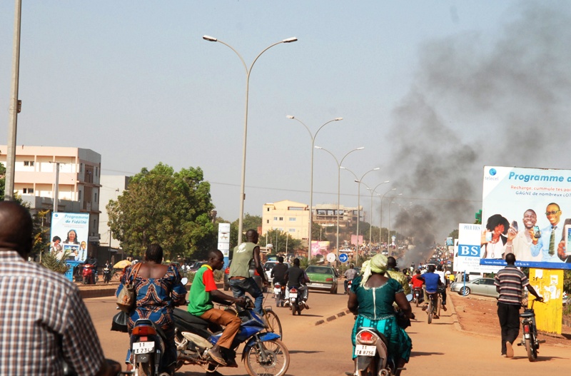 Boulevard Charles de Gaulle, non loin du Domaine fiscal de Bogodogo (© Burkina 24)