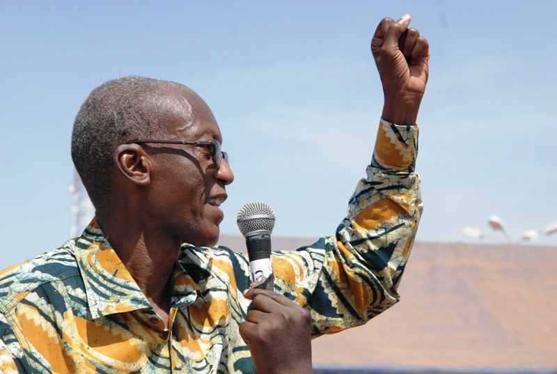 Chryzogone Zougmoré, premier vice-président de la CCVC : «L’imposture annoncée pour le 30 octobre est vouée à l’échec » (© Burkina 24)