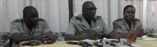 Les animateurs de la conférence de presse