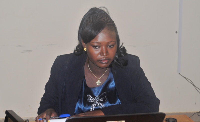 Roukiatou Ouedraogo, chargée de communication et de plaidoyer du SPONG
