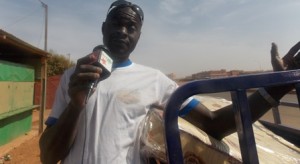 Coulibaly Ousmane, conducteur de tricycle