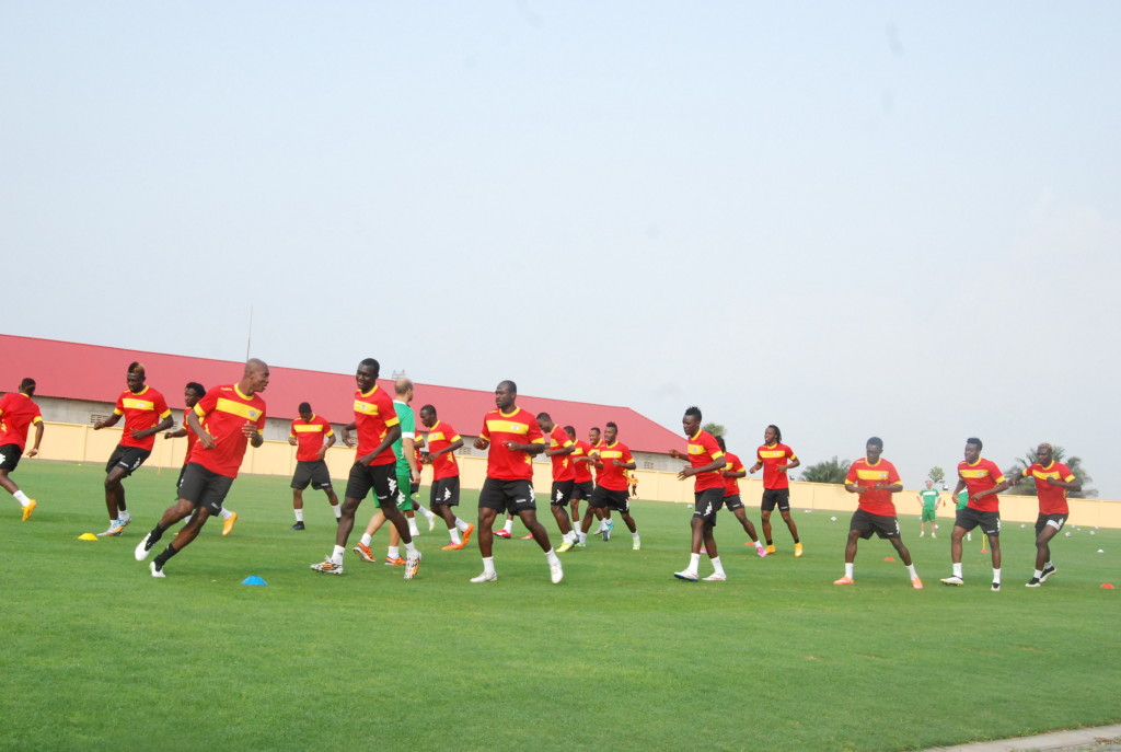 Etalons du Burkina entraînement
